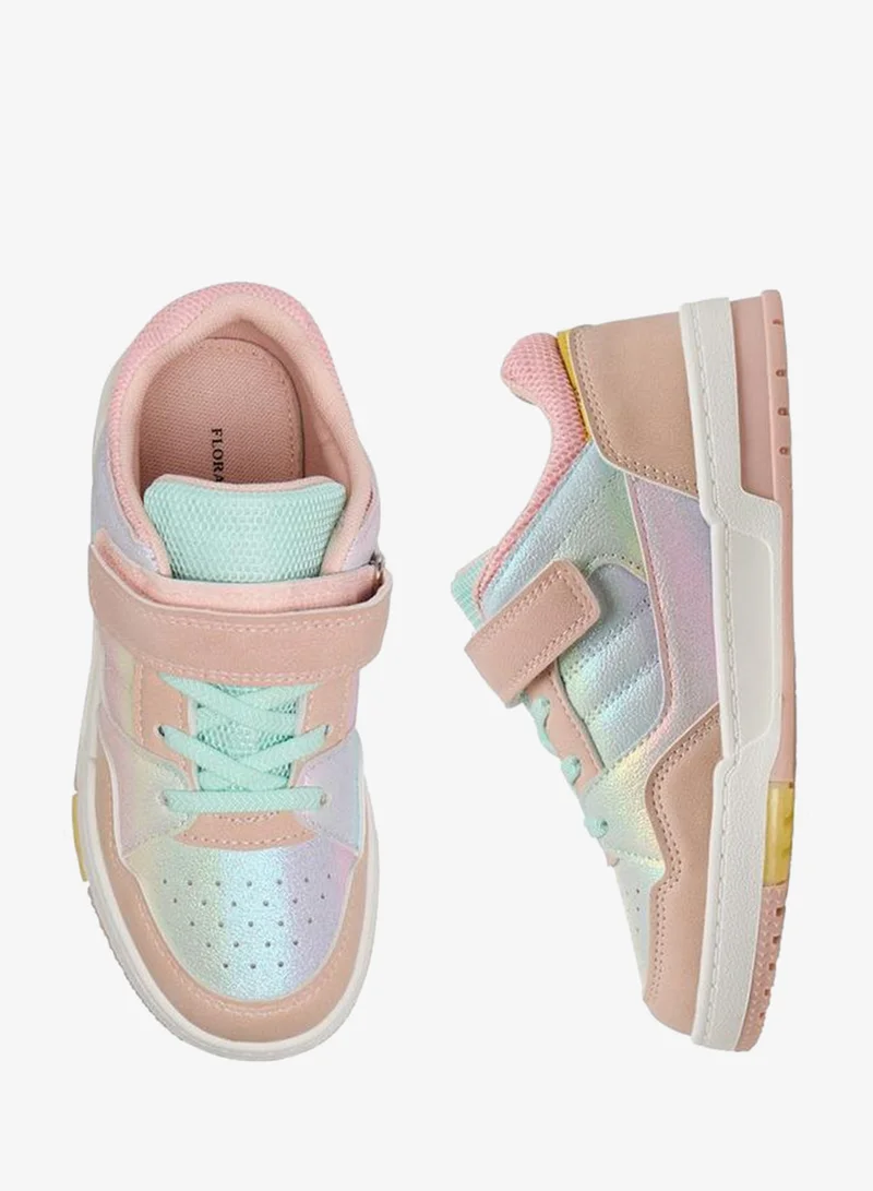 Flora Bella By Shoexpress Flora Bella Girls Hook and Loop Closure Ankle Sneakers